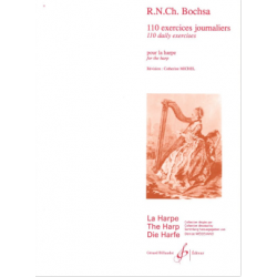 Partition 110 exercices journaliers pour harpe de Charles Bochsa