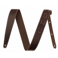 Sangle cuir marron Fender