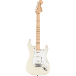 Stratocaster Affinity Série MN WPG OLW Olympic White Squier