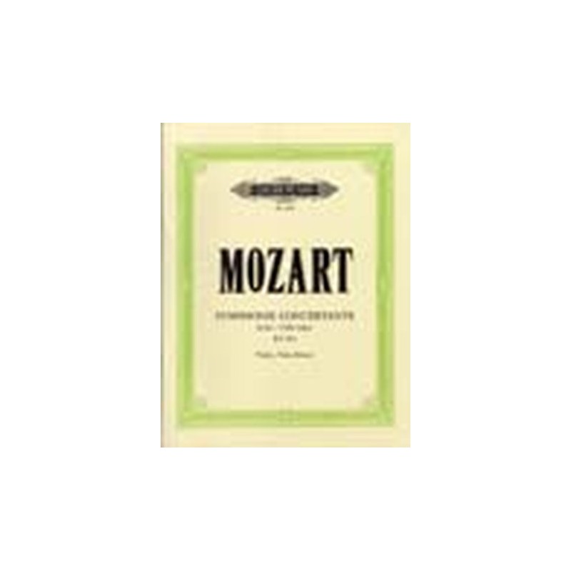 MOZART Sinfonia Concertante es-dur/E flat major violon, alto et clavier