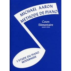 Aaron méthode de piano cours Elémentaire 1er volume
