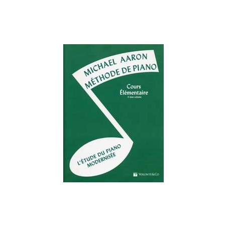 Aaron méthode de piano cours Elémentaire 3 ème volume