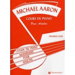 Aaron cours de piano pour adultes 1er livre 