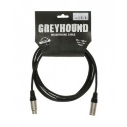 copy of cable microphone noir 5m XLR/XLR GREYHOUND KLOTZ