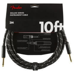câble Fender tweed black 3 mètres