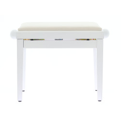 Banquette de piano blanche