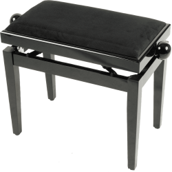 Banquette de piano noir