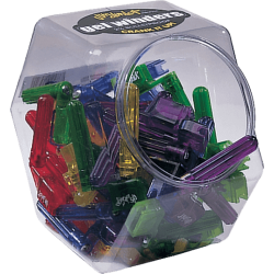 Bocal de 50 tourne-mécaniques, Gels, couleur