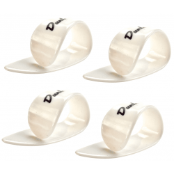 Pouces blancs larges sachet de 4
