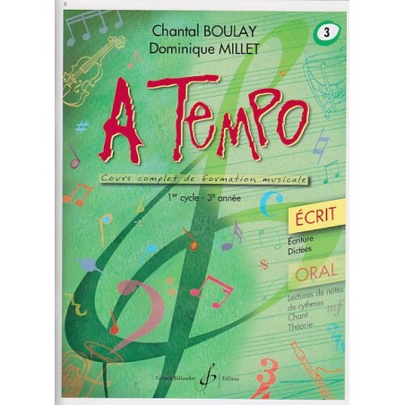 A Tempo Volume 1 Ecrit