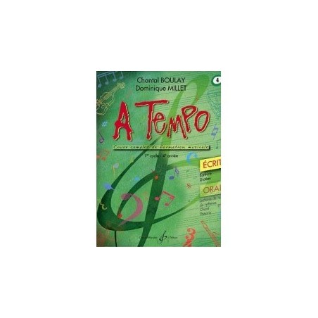 A Tempo Volume 1 Ecrit