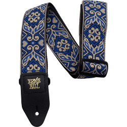 Sangle jacquard tribal blue