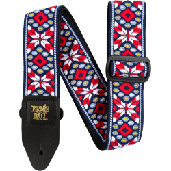Sangle jacquard taos fire red