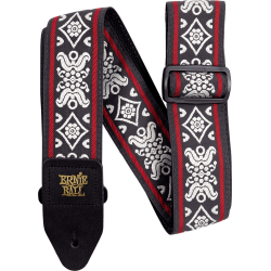Sangle jacquard blackjack red