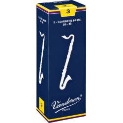 Anches clarinette basse Traditionnelles force 3