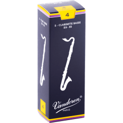 Anches clarinette basse Traditionnelles force 4