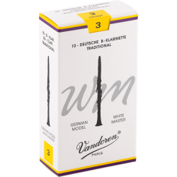 Anches clarinette Sib White Master Traditional force 3