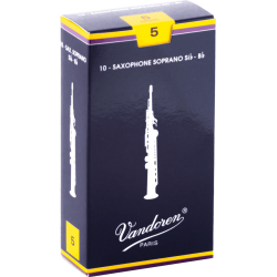 Anches saxophone soprano Traditionnelles force 5