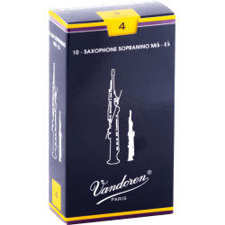 Anches saxophone sopranino Traditionnelles force 4