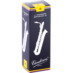 Anches saxophone baryton Traditionnelles force 4