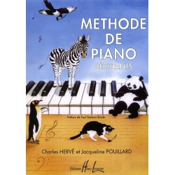 Méthode de piano débutants - HERVE Charles / POUILLARD Jacqueline