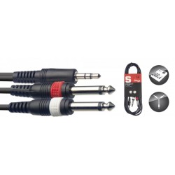 STAGG 2M CABLE Y minJCKm ST-2JCKm ML