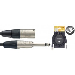 STAGG 1M CABLE AUDIO JCKm-XLRm DLX