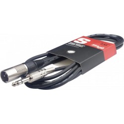 STAGG 3M CABLE AUDIO JCKm ST-XLRm