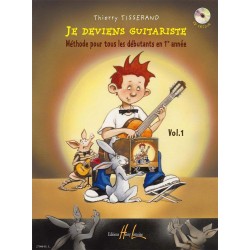 Je deviens guitariste cd inclus de thierry tisserand vol 1