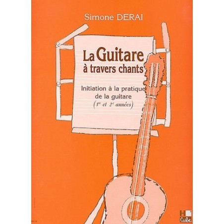 la guitare à travers chants (1re et 1e années) de simone Derai ed Hcube