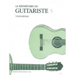 Répertoire du Guitariste Vol.3 - RIVOAL Yvon