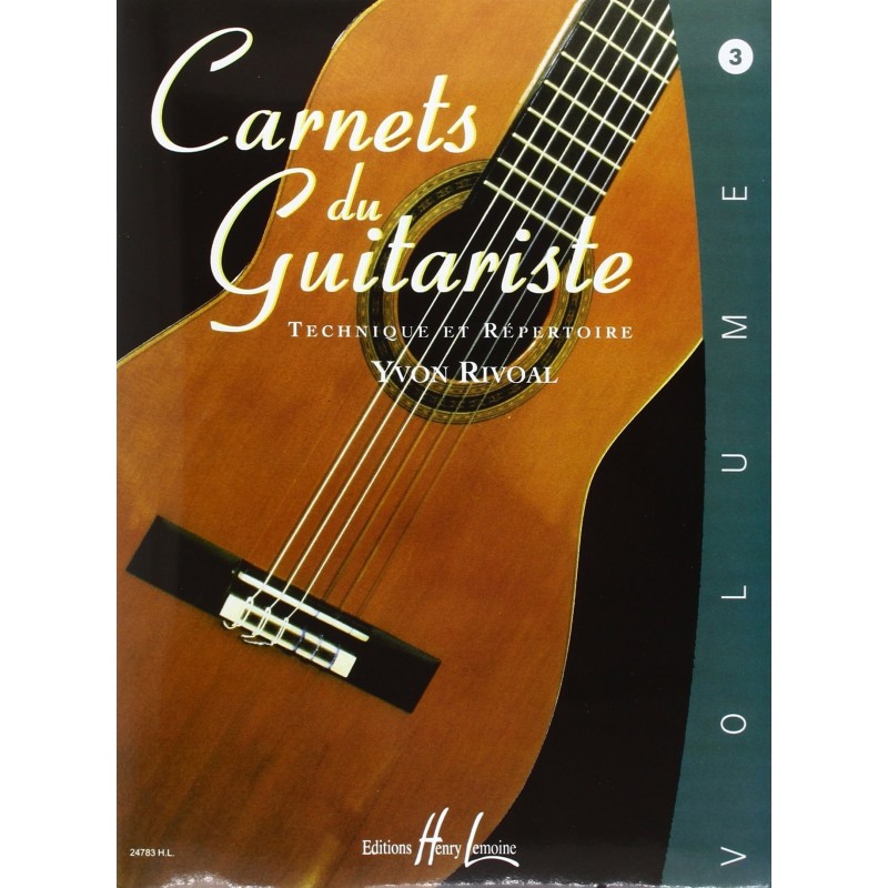 Carnets du guitariste Vol.3 - RIVOAL Yvon
