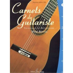 Carnets du guitariste Vol.1 - RIVOAL Yvon