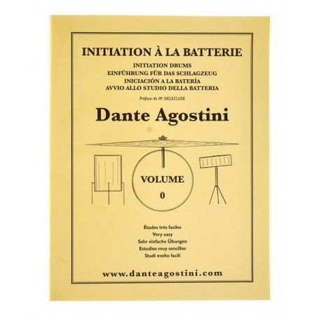  Initiation à la batterie vol 0 de Dante Agostin