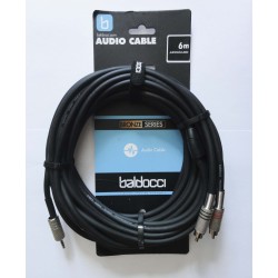 Baldocci Câble 2x RCA / 1x Mini Jack - 6m