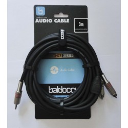 Baldocci Câble 2x RCA / 1x Mini Jack - 3m