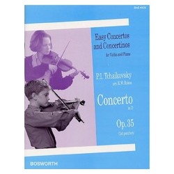 easy concertos and concertinos for violon and piano O.Rieding Op.35