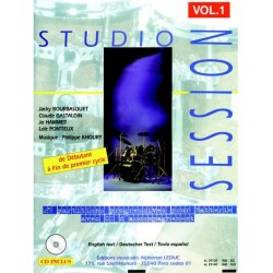 STUDIO SESSION : 25 morceaux progressifs avec CD d'accompagnement - Vol. 1ed  Alphonse Leduc