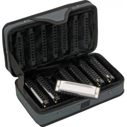 Hohner Diatonique M91100 BLUES BAND Trousse 7 Harmonicas 10 Trous