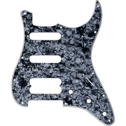 Fender Pickguard Stratocaster HSS Black Pearl 4 Plis