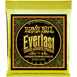 Everlast coated 80/20 bronze extra light 10-50